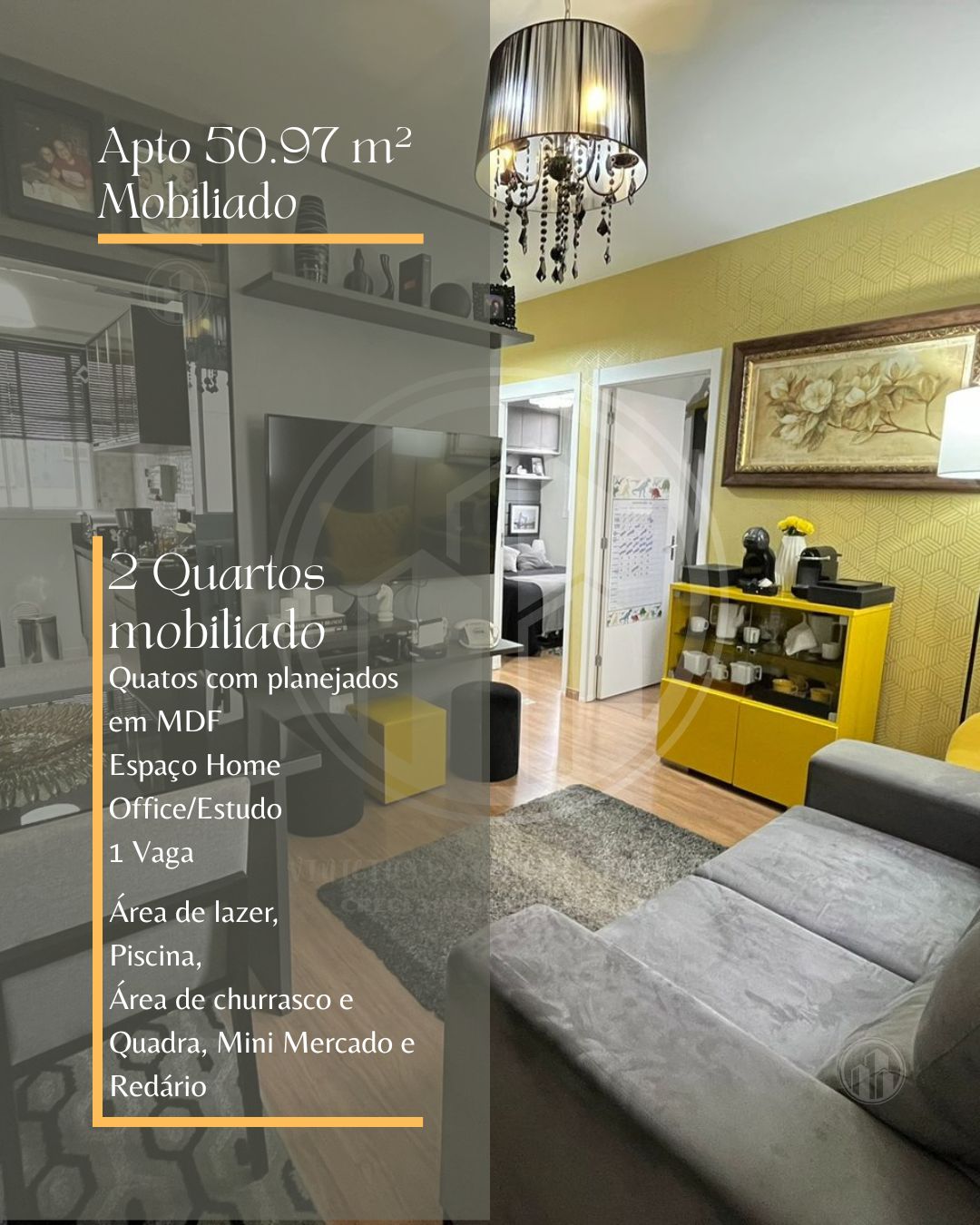 Apartamento Mobiliado - 50,97 m²