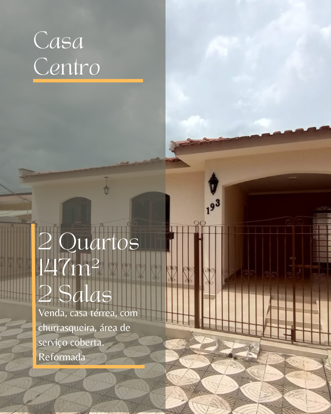 Casa Térrea Reformada - Centro